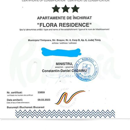 Flora Residence Timişoara Exteriör bild